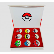 Pokémon Charms Pokemon Balls Collectible Box 9pcs - Collectible Toys - 9pcs