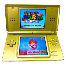 DS Lite Gold Zelda DS Console Limited Edition Gold* - DS Lite Gold Zelda DS Console Limited Edition Gold* for Retro Handheld Consoles Console