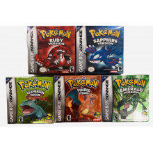 Gameboy Advance Pokemon Games All GBA Pokemon w/Boxes - Gameboy Advance Games Game All GBA Pokemon w/Boxes