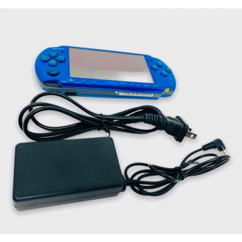 Blue PSP 3000 Vibrant Blue PSP 3000 Complete - Blue PSP 3000 Vibrant Blue PSP 3000 - Complete for PlayStation Portable Console