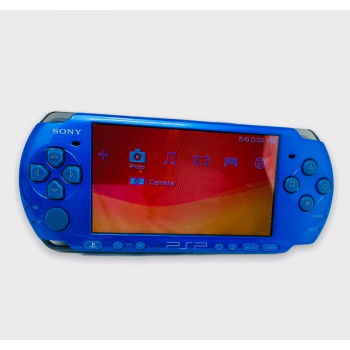 Blue PSP 3000 Vibrant Blue PSP 3000 Complete - Blue PSP 3000 Vibrant Blue PSP 3000 - Complete for PlayStation Portable Console