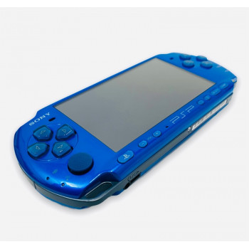 Blue PSP 3000 Vibrant Blue PSP 3000 Complete - Blue PSP 3000 Vibrant Blue PSP 3000 - Complete for PlayStation Portable Console