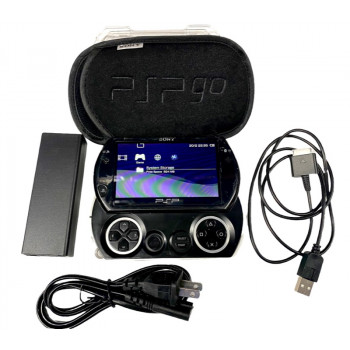 Modded PSP Go Bundle Complete* Black PSP Go Jailbroken - PlayStation Portable Game Black PSP Go Jailbroken