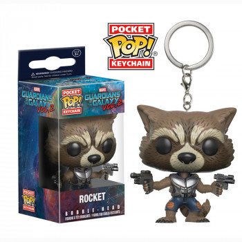 Toy - Pocket POP Keychain- Vinyl Figure - Guardians of the Galaxy 2 - Rocket (Marvel)