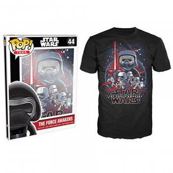 Novelty - Funko - T-Shirt - POP - Size Small - Star Wars Episode 7 - Force Awakens