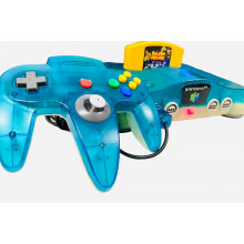 Ice Blue N64 Nintendo 64 Ice Blue Limited Edition Bundle* - Retro Consoles Game Nintendo 64 Ice Blue Limited Edition Bundle*