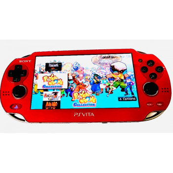 Red Modded PS Vita Metallic Red PS Vita w/Games Complete - Red Modded PS Vita Metallic Red PS Vita w/Games Complete