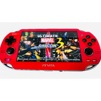 Red Modded PS Vita Metallic Red PS Vita w/Games Complete - Red Modded PS Vita Metallic Red PS Vita w/Games Complete