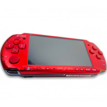 Red PSP 3000 Radiant Red PSP 3000 - PlayStation Portable Game Radiant Red PSP 3000